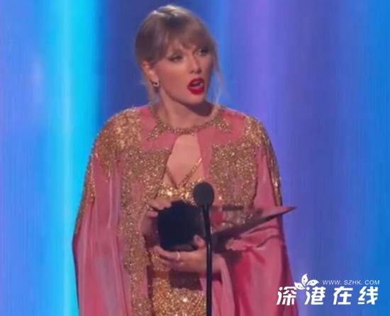 2019全美音乐奖 Taylor Swift获得年度艺人重量级大奖